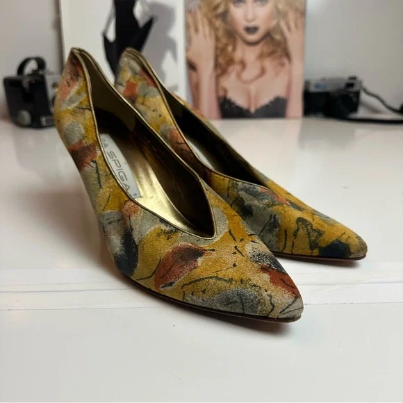 Via Spiga Multicolor Artistic Pumps – Made in Italy (9.5B) - Picture 3 of 11